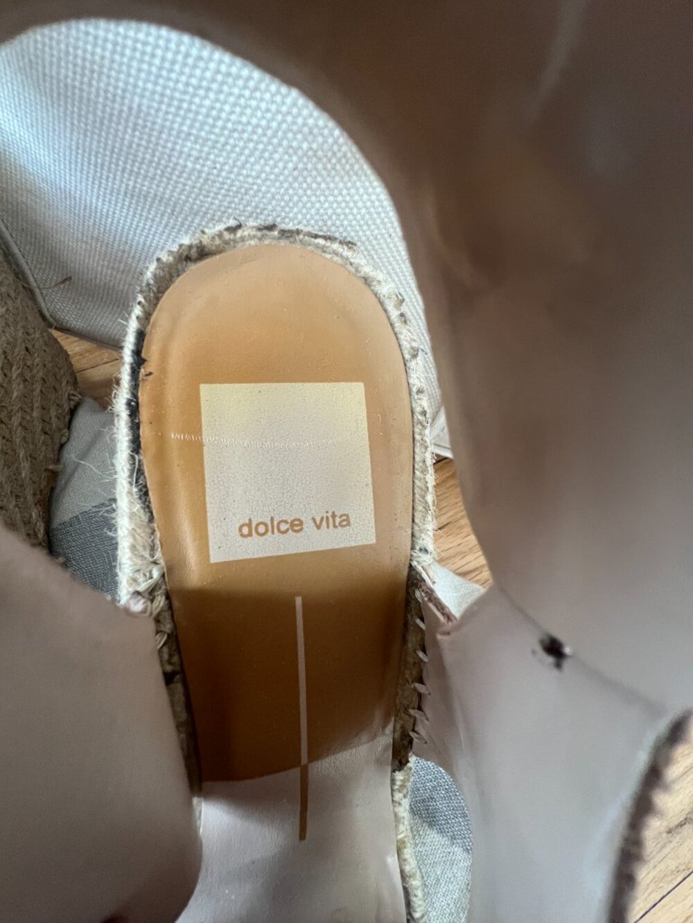 Dolce Vita Women's Espadrille Tan Wedge Sandals - Picture 3 of 7